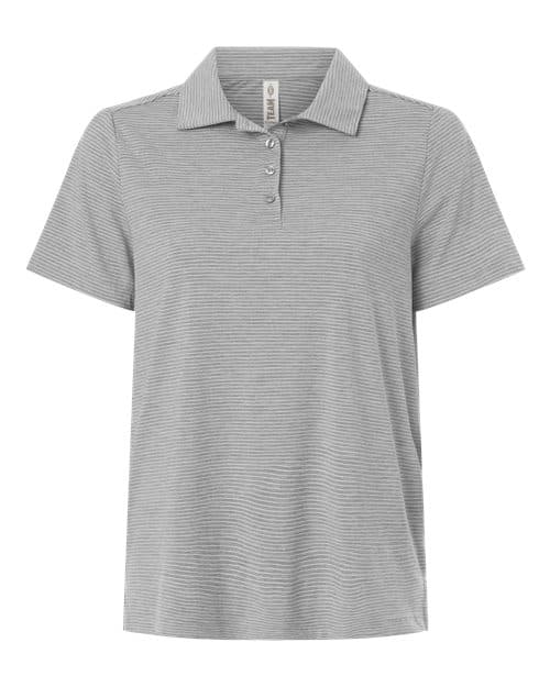 Team 365 Women's Relay Heathered Stripe Polo thumbnail 3