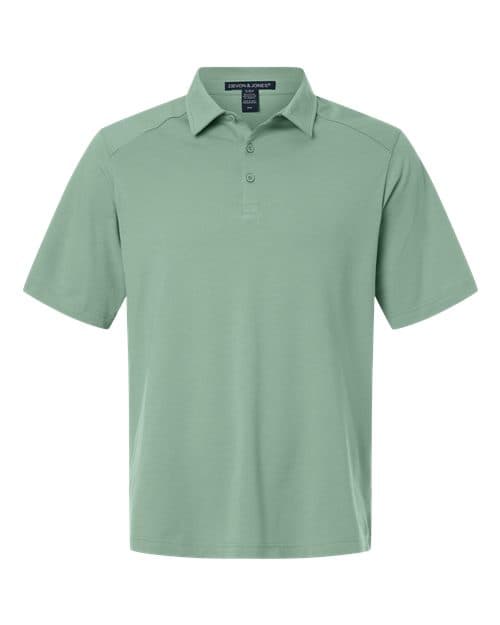 Devon & Jones Men's Seaton Pebble Textured Polo thumbnail 3