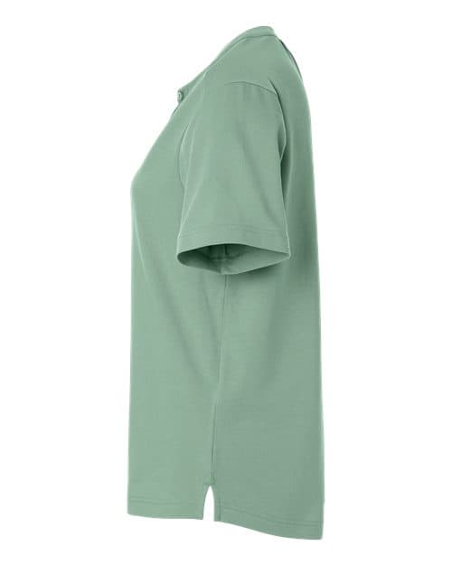 Devon & Jones Women's Seaton Pebble Textured Polo thumbnail 6