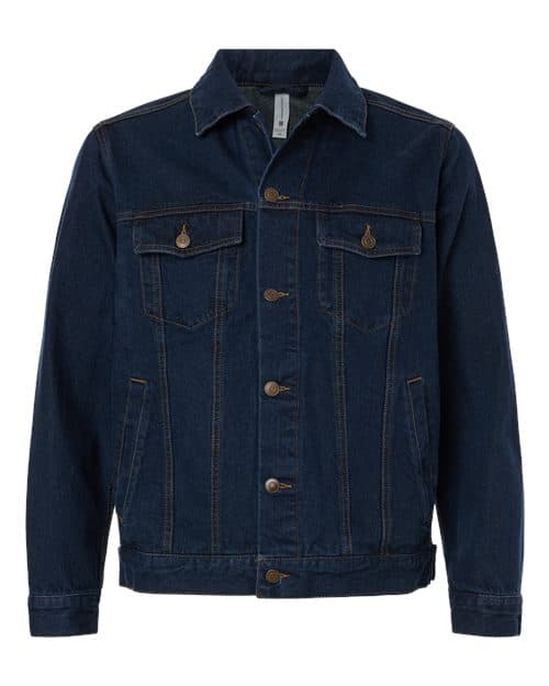 Harriton Unisex Cooper Denim Jacket thumbnail 3