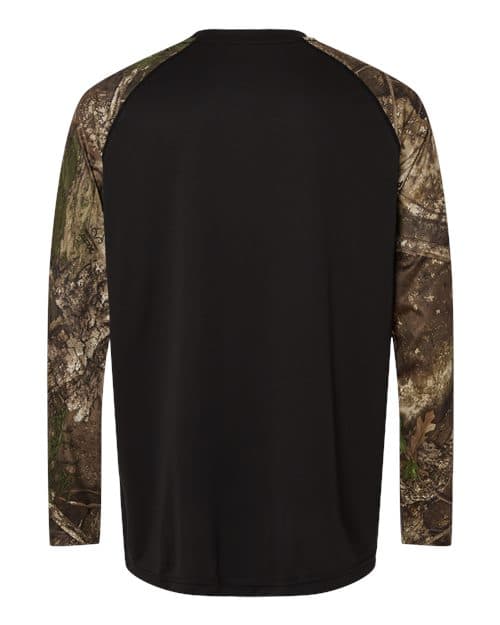 RealTree Unisex Realtree® Performance Colorblocked Long Sleeve T-Shirt thumbnail 4