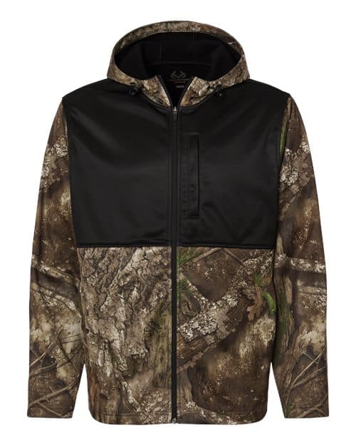 RealTree Unisex Realtree® Performance Colorblocked Full-Zip Hooded Sweatshirt thumbnail 3