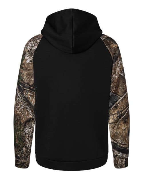 RealTree Unisex Realtree® Performance Colorblocked Hooded Sweatshirt thumbnail 4