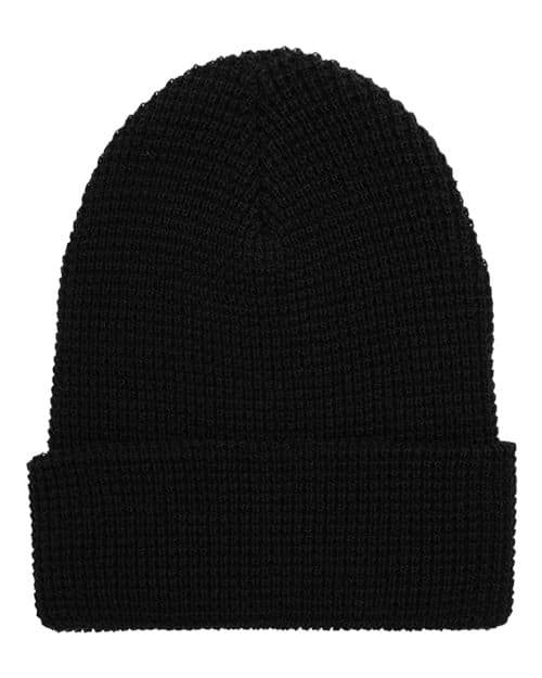 YP Classics Waffle Cuffed Knit Beanie thumbnail 2