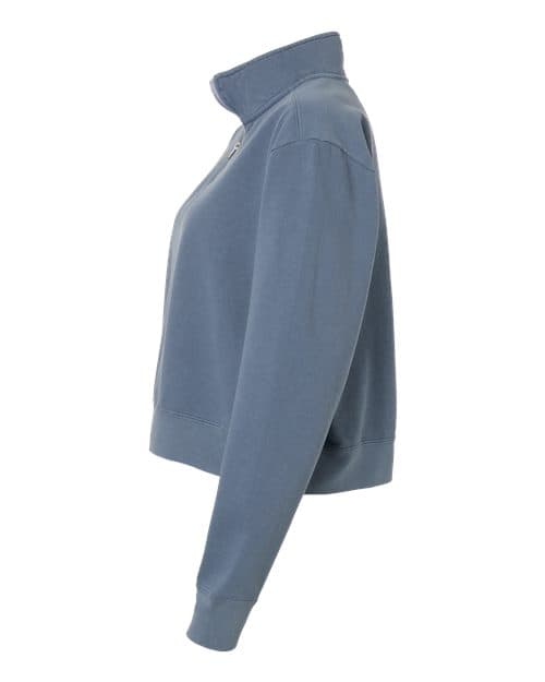 Comfort Colors Women's Garment-Dyed Mid-Length Quarter-Zip Sweatshirt thumbnail 6