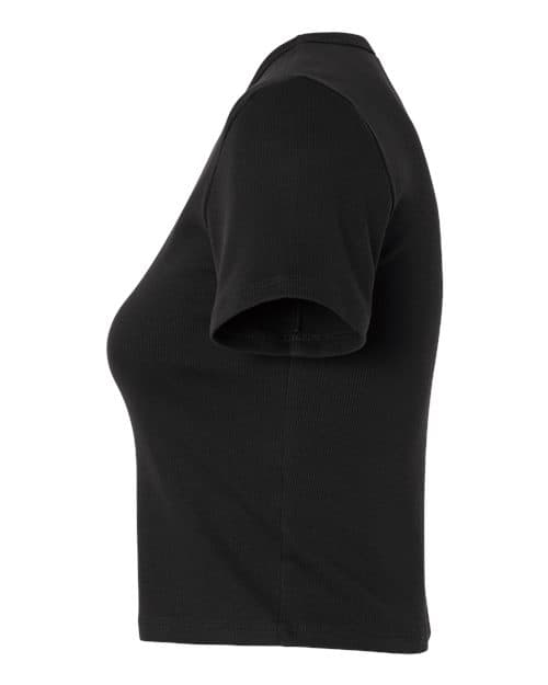 American Apparel Women's Baby Rib Fitted Cropped Tee thumbnail 6