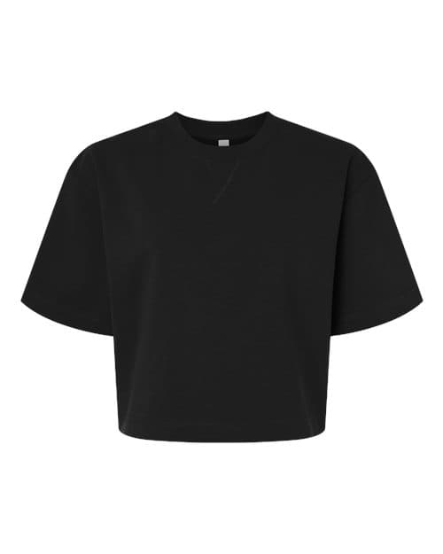 American Apparel Women's French Terry Mid-Length Boxy Tee thumbnail 3