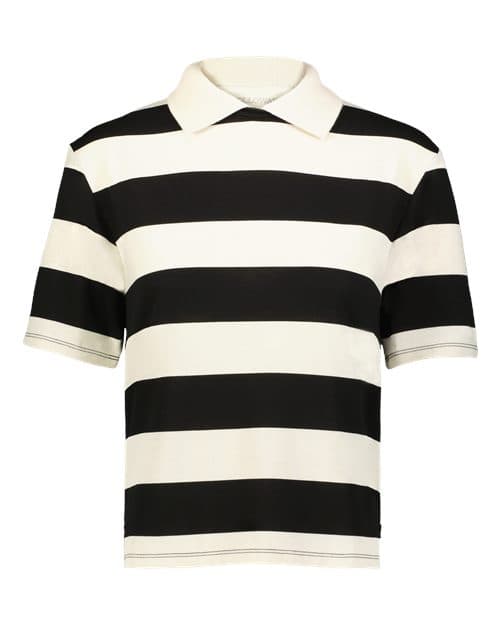 Holloway Women's Prep Street Rugby Crop T-Shirt thumbnail 2