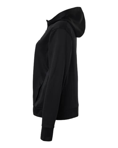 Adidas Women's Game & Go Fleece Full-Zip Hooded Sweatshirt thumbnail 6