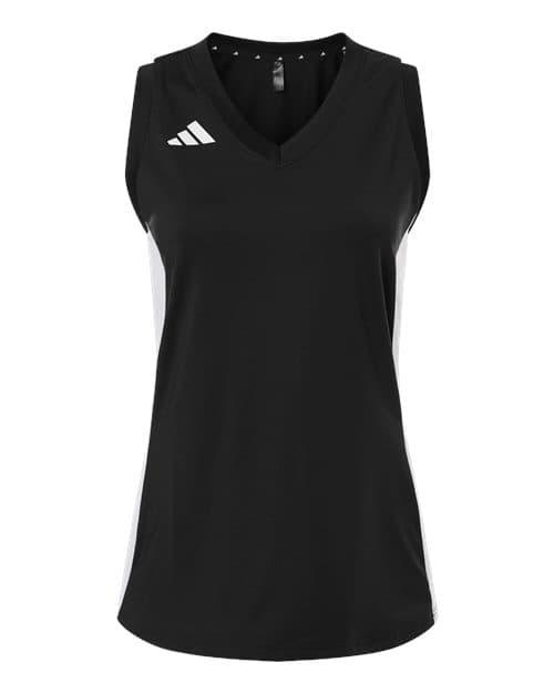 Adidas Women's Quickset V-Neck Sleeveless Jersey thumbnail 3