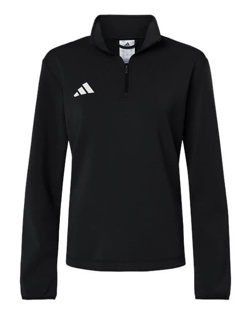 Adidas Women's 3-Stripes Quarter-Zip Pullover thumbnail 2
