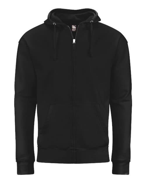 J. America Unisex BTB Fleece Hooded Full-Zip Sweatshirt thumbnail 2