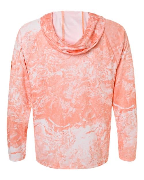 HUK Men's Pursuit Mossy Oak Printed Hooded Long Sleeve T-Shirt thumbnail 3