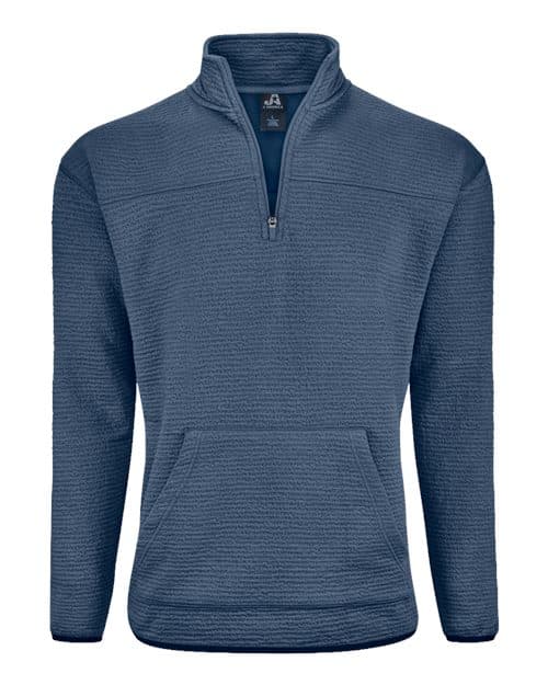 J. America Unisex Pebble Fleece Quarter-Zip Pullover thumbnail 2