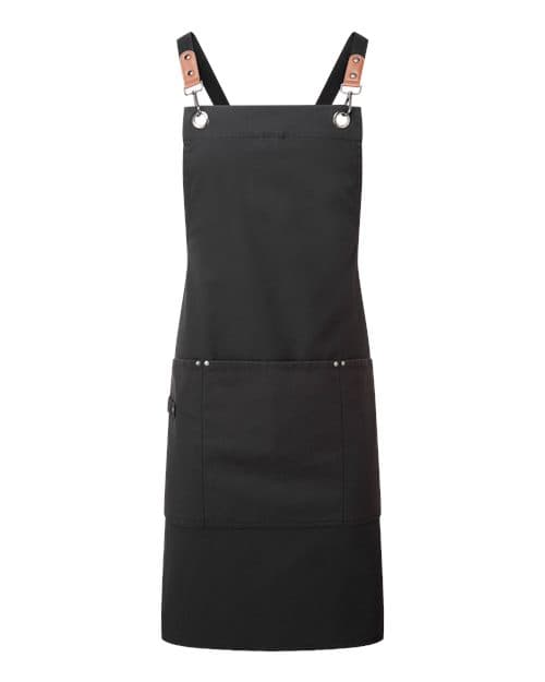 Artisan Collection by Reprime Unisex Clip & Clasp Cross-Back Bib Apron thumbnail 3
