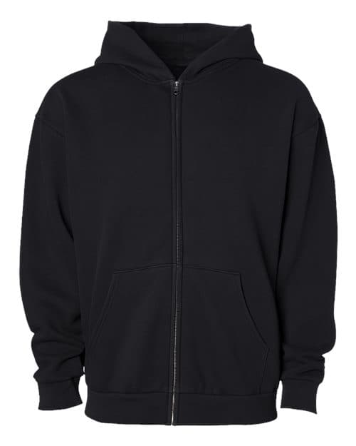 Independent Trading Co. Unisex Mainstreet Heavyweight Full-Zip Hooded Sweatshirt thumbnail 2