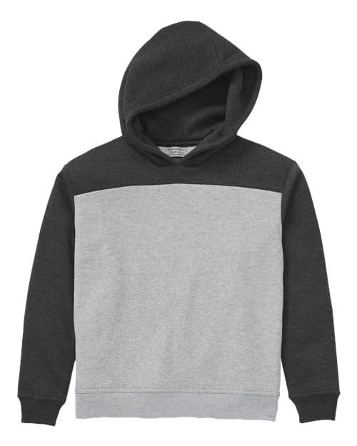 Boxercraft Youth Colorblocked Hooded Sweatshirt thumbnail 2