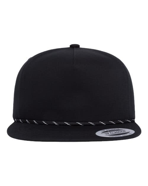 YP Classics Lightly Structured Five-Panel Rope Cap - Image 1