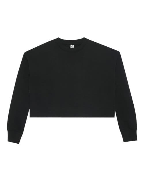 Lane Seven Women's Relaxed Cropped Crewneck Sweatshirt thumbnail 3