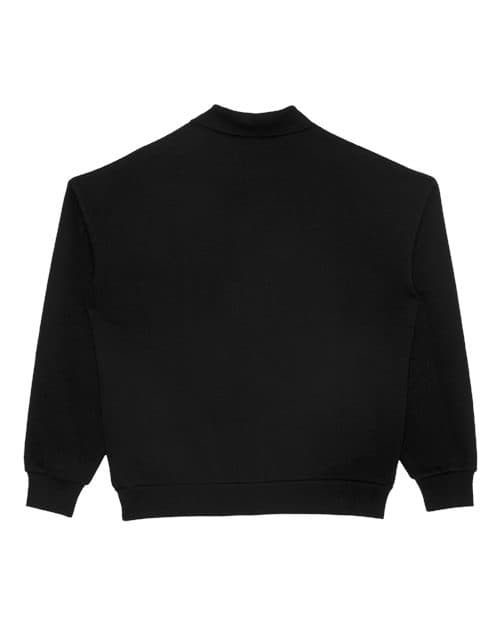 Lane Seven Unisex Element Polo Collar Crewneck Sweatshirt thumbnail 3