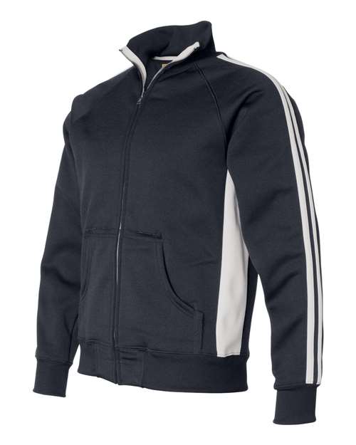 J. America Men's Vintage Polyester Fleece Track Jacket thumbnail 4