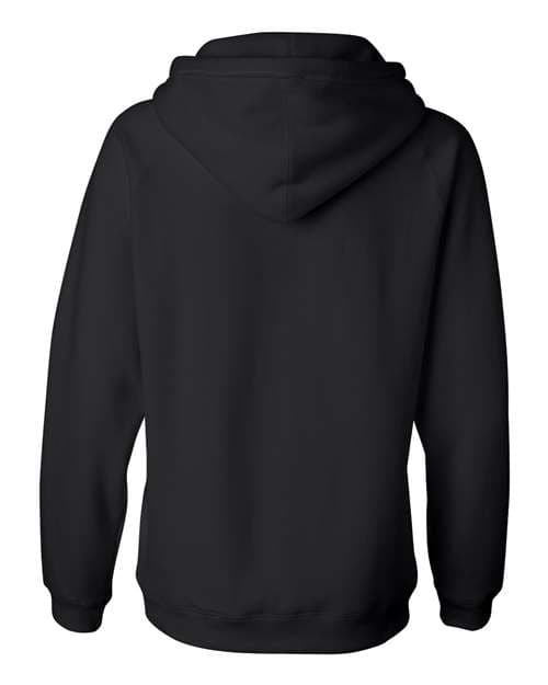 J. America Women's Sueded V-Neck Hooded Sweatshirt thumbnail 4