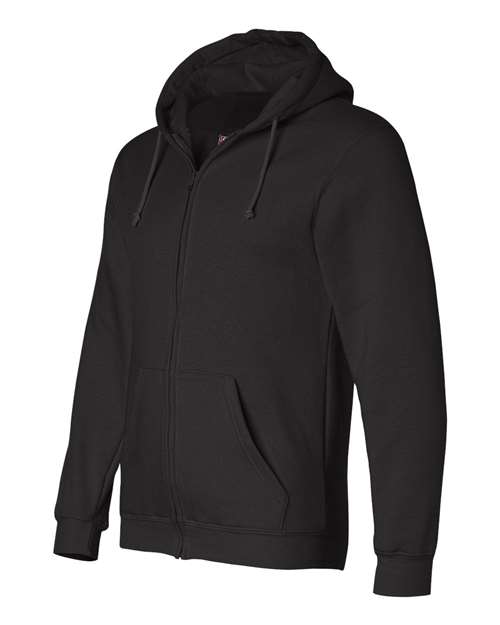 Bayside Unisex USA-Made Full-Zip Hooded Sweatshirt thumbnail 4