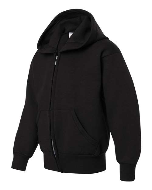 Hanes Youth EcoSmart® Full-Zip Hooded Sweatshirt thumbnail 6