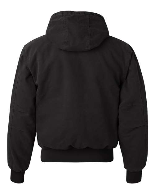 DRI DUCK Men's Tall Cheyenne Boulder Cloth™ Hooded Jacket with Tricot Quilt Lining thumbnail 4