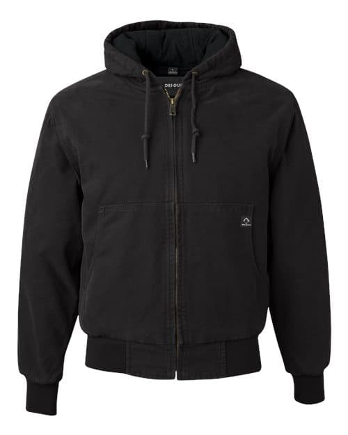 DRI DUCK Men's Tall Cheyenne Boulder Cloth™ Hooded Jacket with Tricot Quilt Lining thumbnail 3