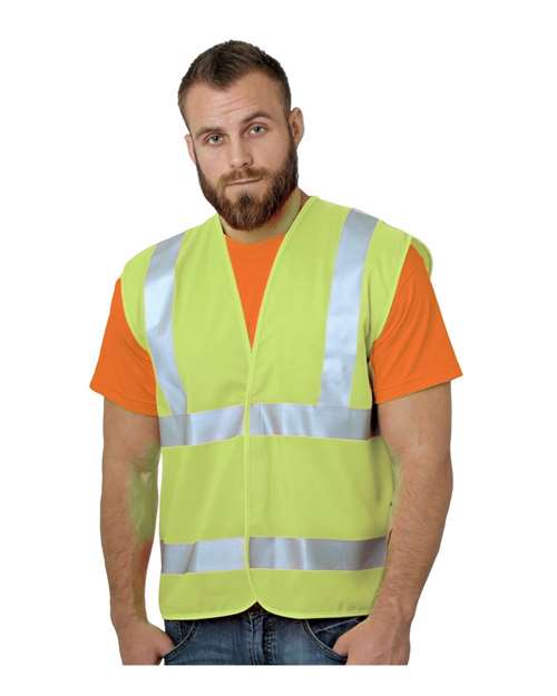 Bayside Unisex USA-Made Economy Class 2 ANSI Vest thumbnail 2
