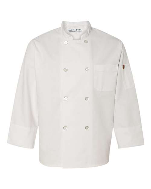 Chef Designs Eight Pearl Button Chef Coat with Thermometer Pocket thumbnail 2