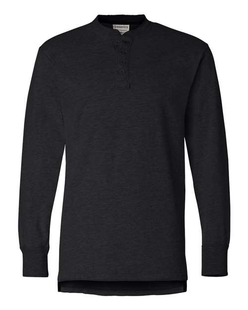 J. America Men's Vintage Brushed Jersey Henley thumbnail 3