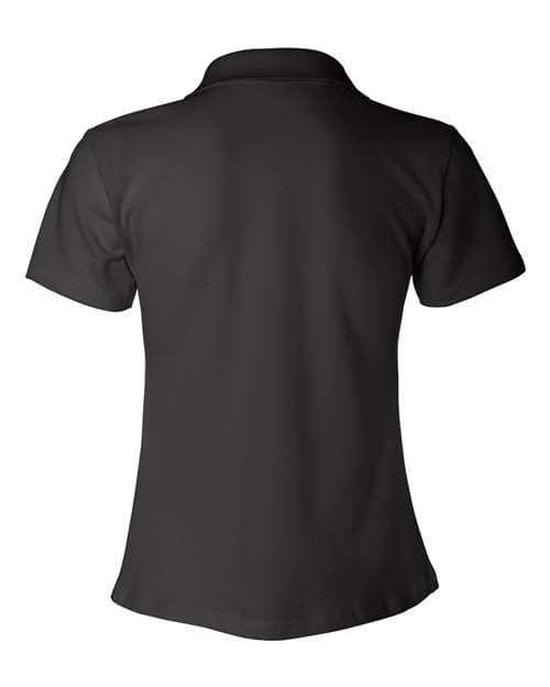 Bayside Women's USA-Made V-Neck Polo thumbnail 3