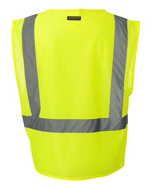 Kishigo Unisex Ultra-Cool™ Mesh Vest with Pockets thumbnail 3