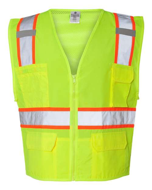 Kishigo Unisex Ultra-Cool™ Solid Front Vest with Mesh Back thumbnail 2