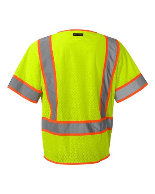 Kishigo Unisex Ultra-Cool™ Six-Pocket Mesh Surveyor’s Vest thumbnail 3