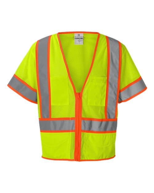 Kishigo Unisex Ultra-Cool™ Six-Pocket Mesh Surveyor’s Vest thumbnail 2