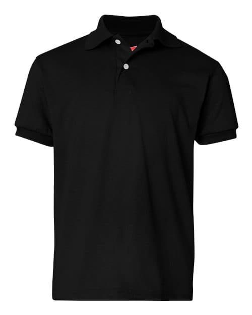 Hanes Youth EcoSmart® Jersey Polo thumbnail 3