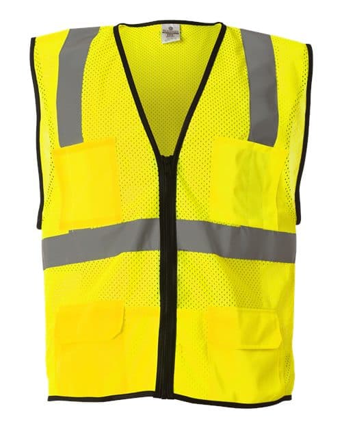 Kishigo Unisex Economy Mesh 6-Pocket Vest thumbnail 2