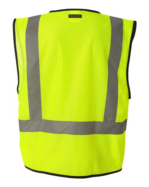 Kishigo Unisex Economy Single Pocket Hook-and-Loop Mesh Vest thumbnail 3