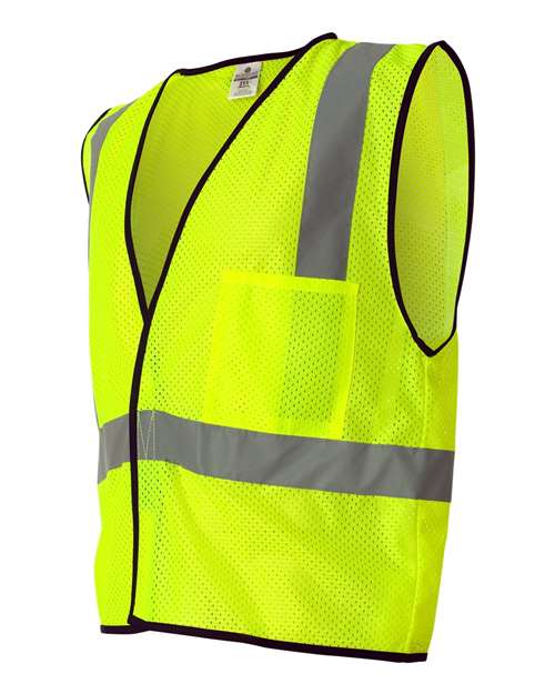 Kishigo Unisex Economy Single Pocket Hook-and-Loop Mesh Vest thumbnail 4
