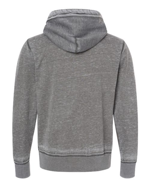 J. America Men's Vintage Zen Fleece Full-Zip Hooded Sweatshirt thumbnail 4