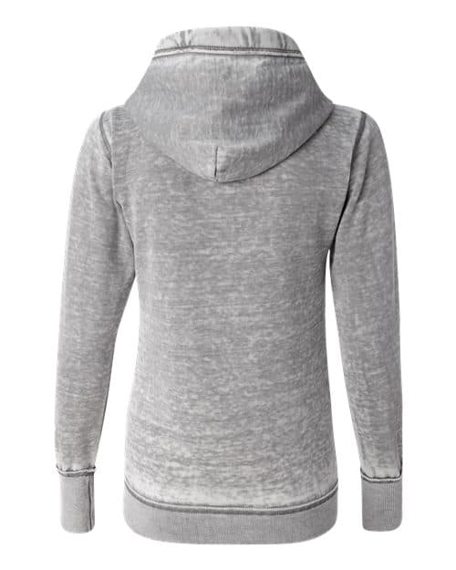 J. America Women's Zen Fleece Full-Zip Hooded Sweatshirt thumbnail 4