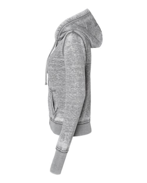 J. America Women's Zen Fleece Full-Zip Hooded Sweatshirt thumbnail 6