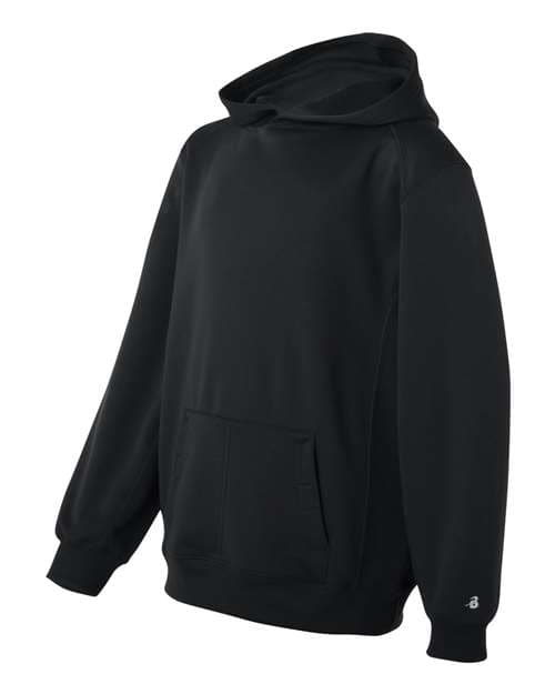 Badger Youth Performance Fleece Hooded Sweatshirt thumbnail 4