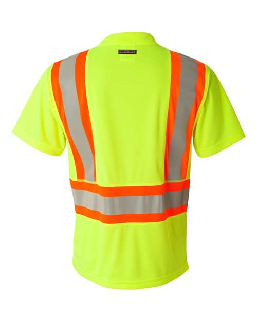 Kishigo Unisex Class 2 Flat Stitch Self-Fabric Panels T-Shirt thumbnail 3