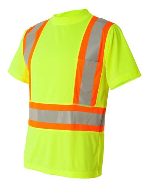 Kishigo Unisex Class 2 Flat Stitch Self-Fabric Panels T-Shirt thumbnail 4