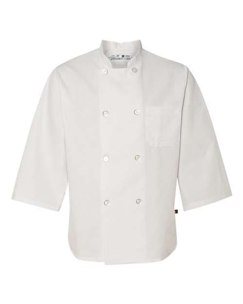 Chef Designs Three-Quarter Sleeve Chef Coat thumbnail 2