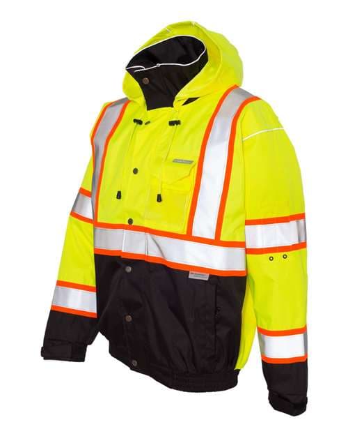 Kishigo Unisex Premium Brilliant Series® Bomber Jacket thumbnail 4